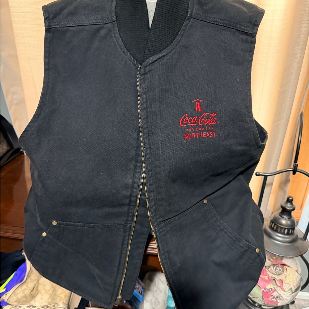 Coca Cola Black Vest with Red Logo